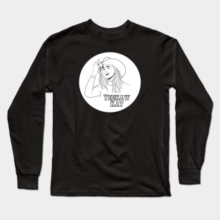 Yeehaw Kat - White Long Sleeve T-Shirt